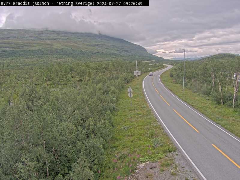 Webcam Grensebekken, Saltdal, Nordland, Norwegen
