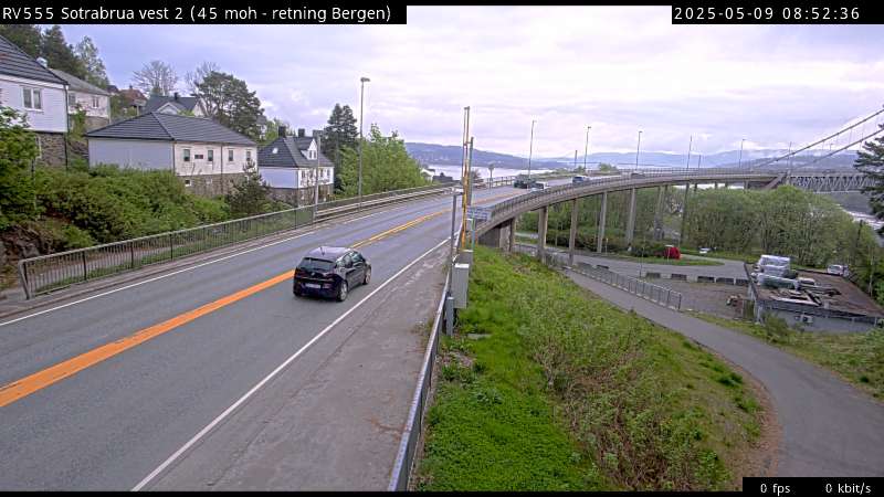Webcam Sotrabrua, Fjell, Hordaland, Norwegen