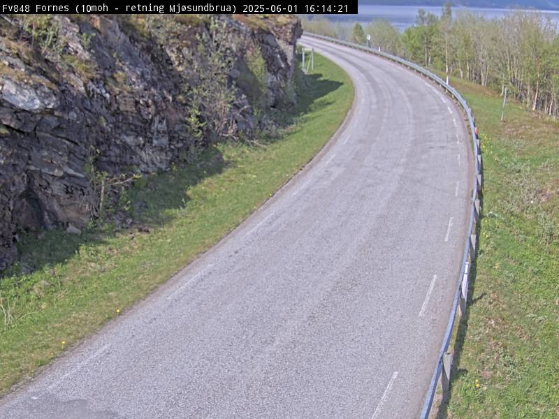 Webcam Fornes, Ibestad, Troms, Norwegen