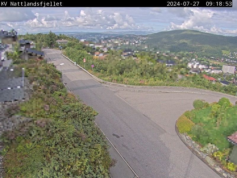 Webcam Nattlandsfjellet, Bergen, Hordaland, Norwegen