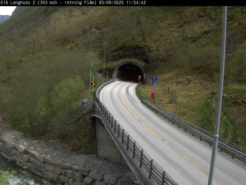 Webcam Langhuso, Aurland, Sogn og Fjordane, Norwegen