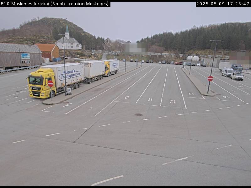 Webcam Moskenes ferjekai, Moskenes, Nordland, Norwegen