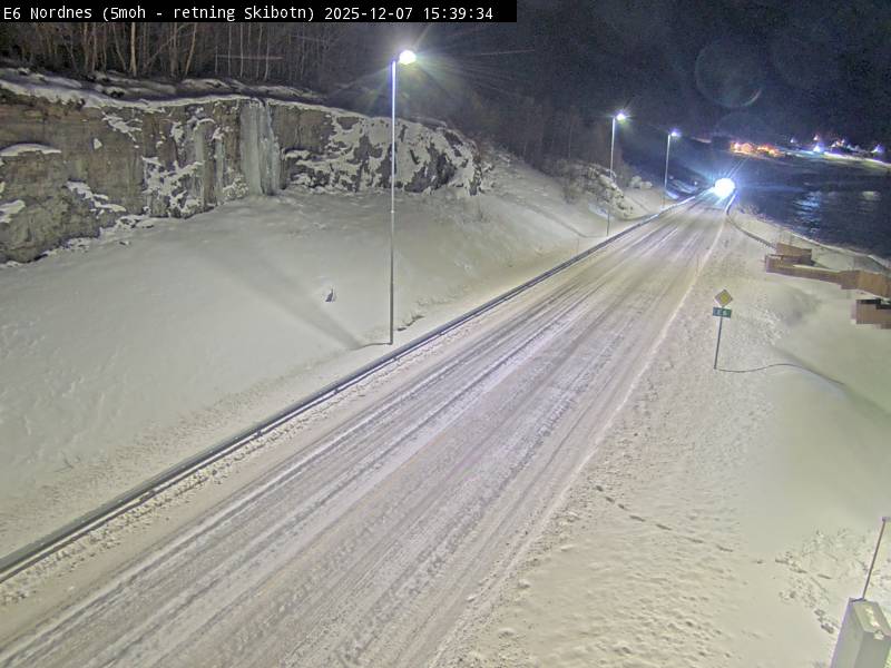 Webcam Nordnesodden, Kåfjord, Troms, Norwegen