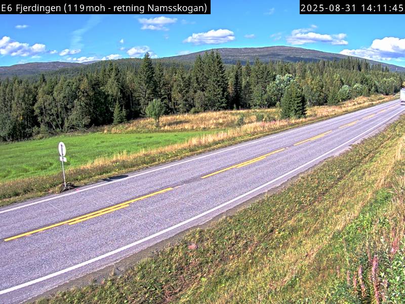 Webcam Fjerdingen, Grong, Trøndelag, Norwegen