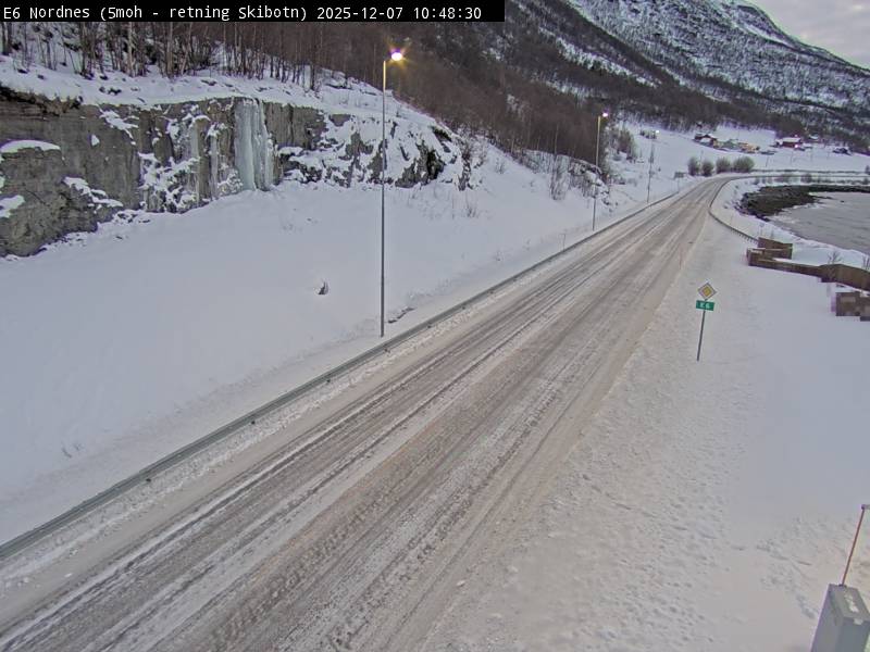 Webcam Nordnesodden, Kåfjord, Troms, Norwegen