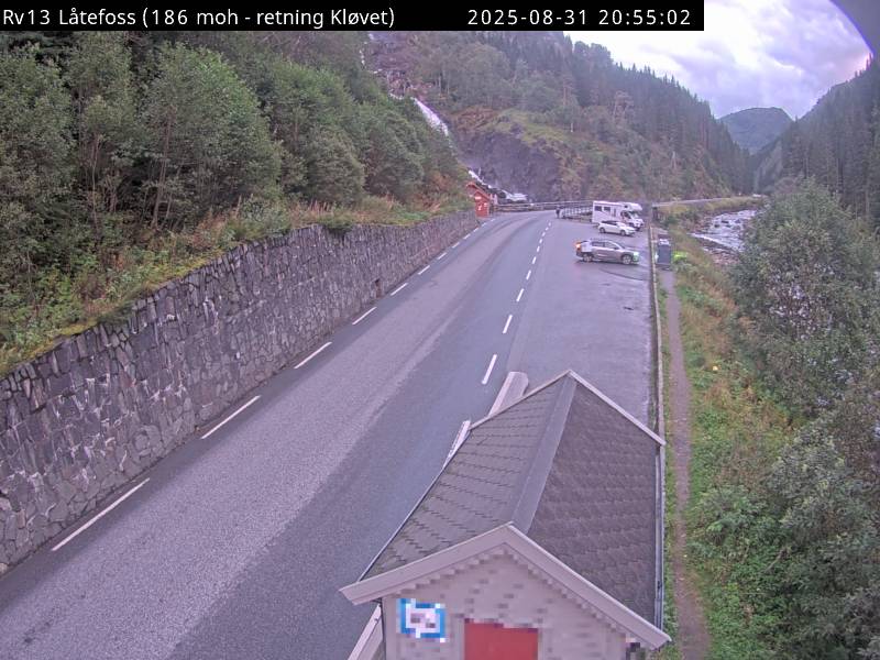 Webcam Låtefossen, Odda, Hordaland, Norwegen