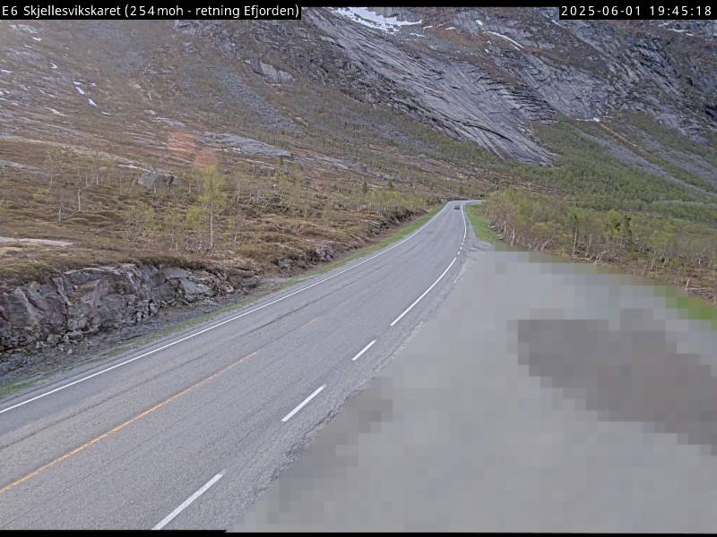 Webcam Skjellesvikskaret, Tysfjord, Nordland, Norwegen