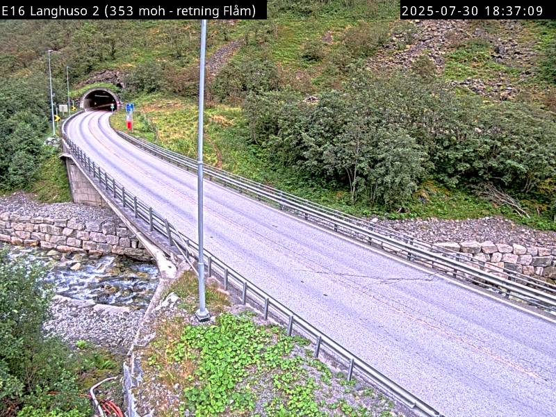 Webcam Langhuso, Aurland, Sogn og Fjordane, Norwegen
