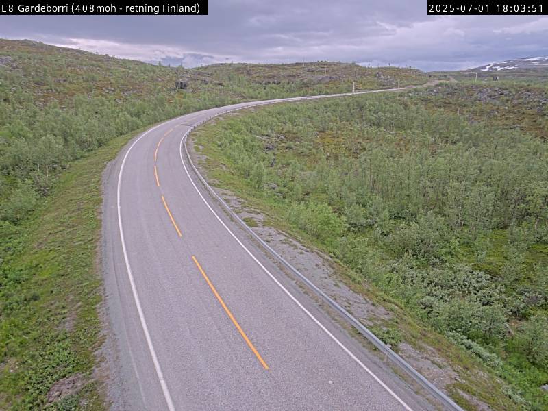 Webcam Gardeborgbakken, Storfjord, Troms, Norwegen