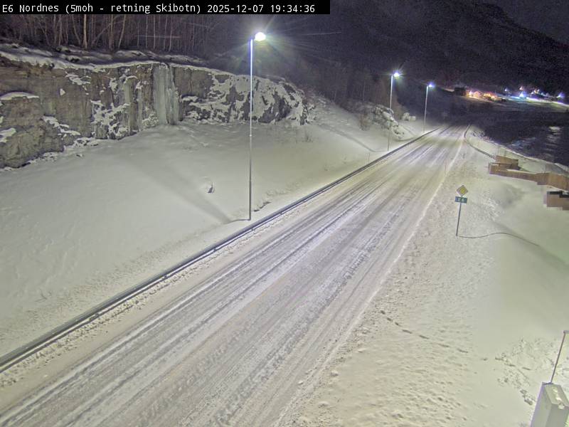 Webcam Nordnesodden, Kåfjord, Troms, Norwegen