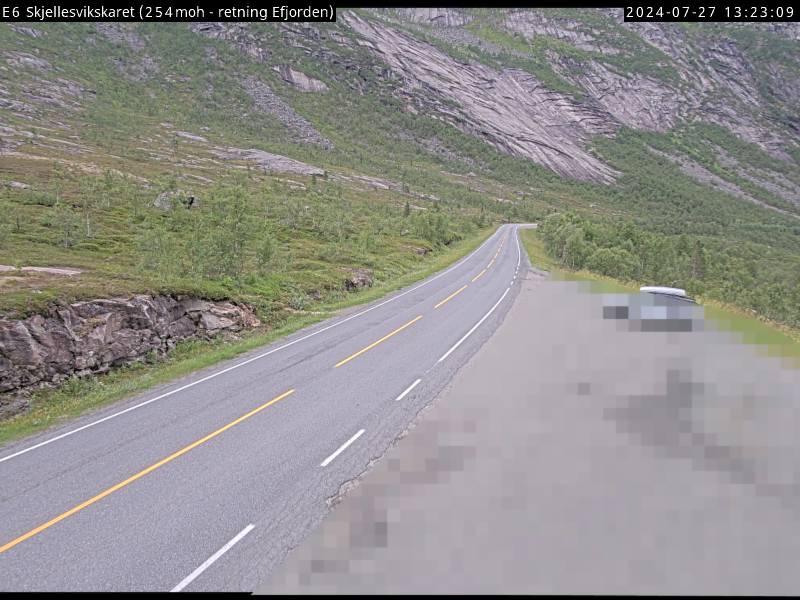 Webcam Skjellesvikskaret, Tysfjord, Nordland, Norwegen