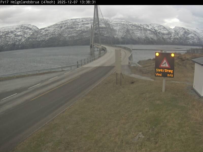 Webcam Helgelandsbrua, Leirfjord, Nordland, Norwegen