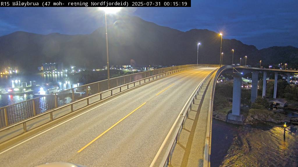 Webcam Måløy, Vågsøy, Sogn og Fjordane, Norwegen