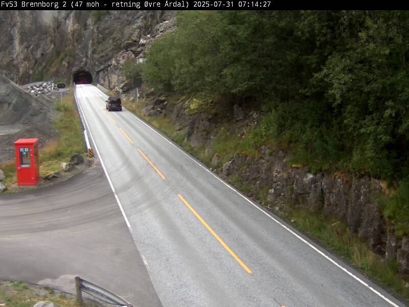 Webcam Brennborg, Årdal, Sogn og Fjordane, Norwegen