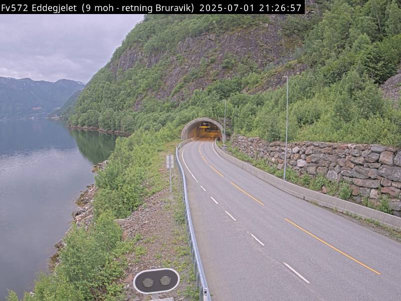 Webcam Torgilsbergtunnelen, Ulvik, Hordaland, Norwegen