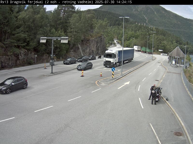 Webcam Dragsviki, Balestrand, Sogn og Fjordane, Norwegen