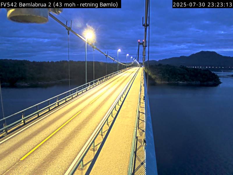 Webcam Bømlabrua, Stord, Hordaland, Norwegen