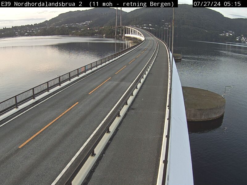 Webcam Nordhordlandsbrua, Bergen, Hordaland, Norwegen