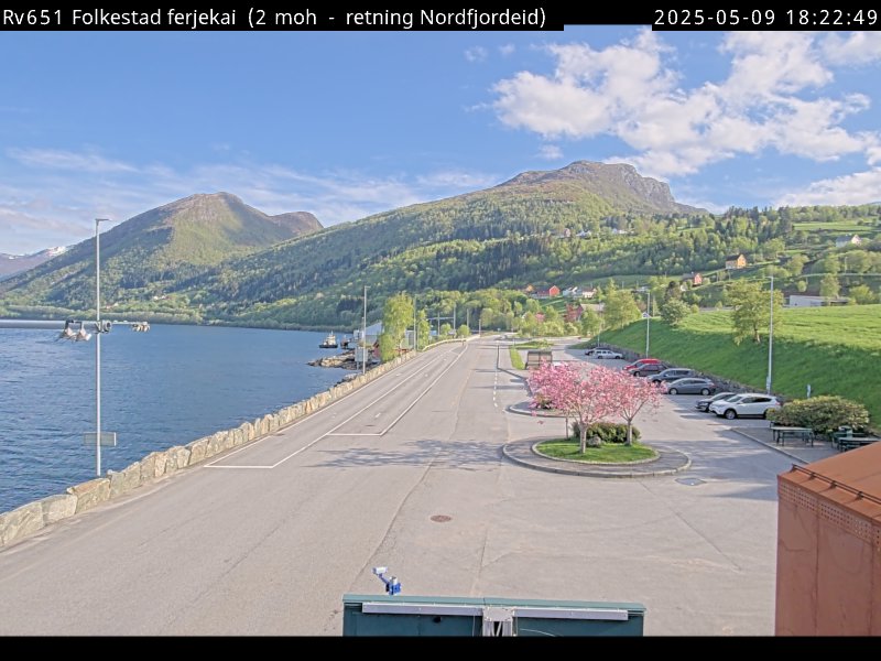 Webcam Folkestad, Volda, Møre og Romsdal, Norwegen
