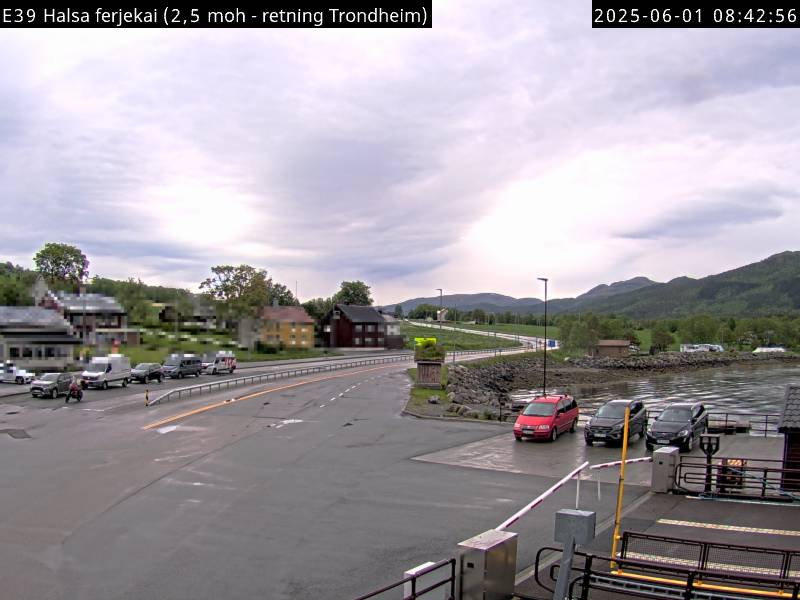 Webcam Halsa ferjekai, Halsa, Møre og Romsdal, Norwegen