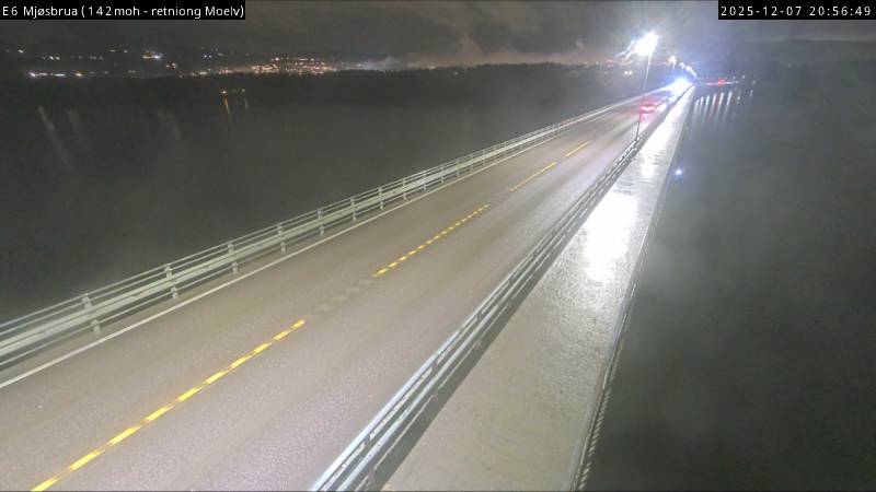 Webcam Mjøsbrua, Gjøvik, Oppland, Norwegen