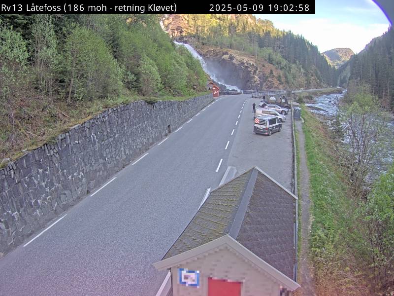 Webcam Låtefossen, Odda, Hordaland, Norwegen