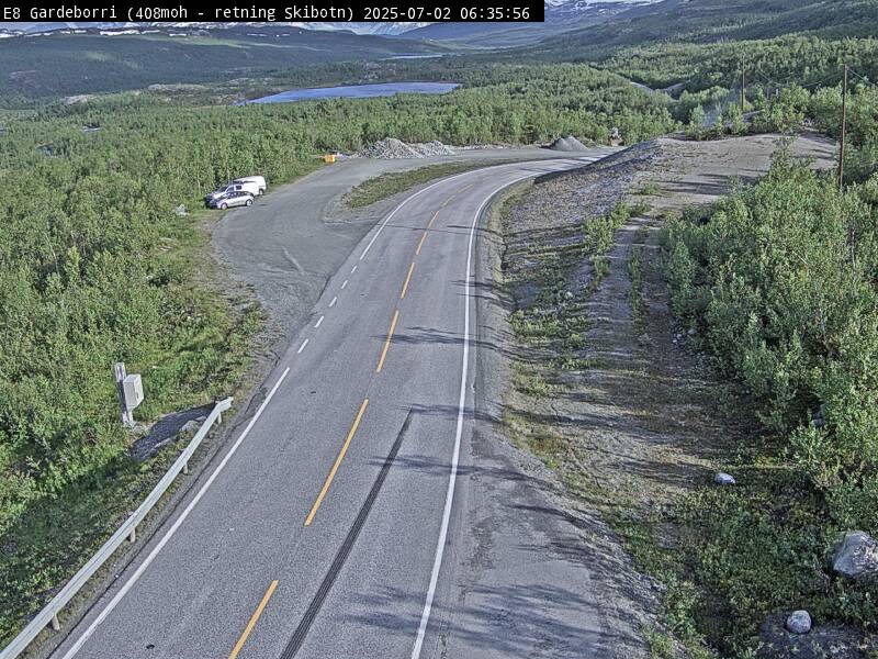 Webcam Gardeborgbakken, Storfjord, Troms, Norwegen