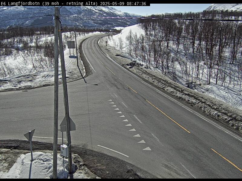 Webcam Langfjordbotn, Alta, Finnmark, Norwegen