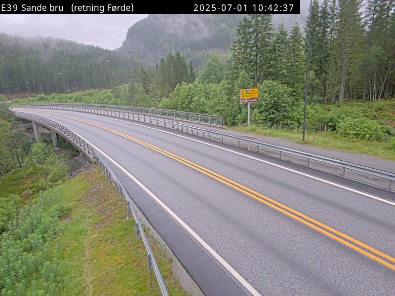 Webcam Sande, Gaular, Sogn og Fjordane, Norwegen