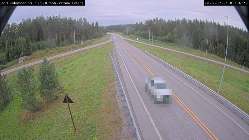 Webcam Kolomoen bru, Stange, Hedmark, Norwegen
