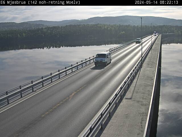 Webcam Mjøsbrua, Gjøvik, Oppland, Norwegen