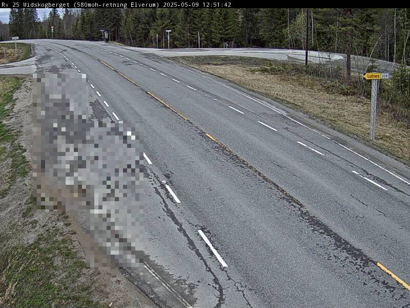 R25 Midtskogberget (retning Elverum)