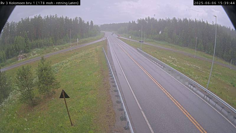 R3 Kolomoen bru (retning Løten)