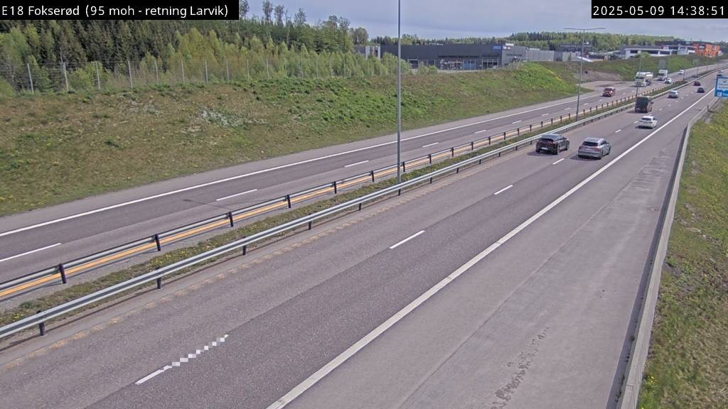 E18 Fokserød (retning Larvik)