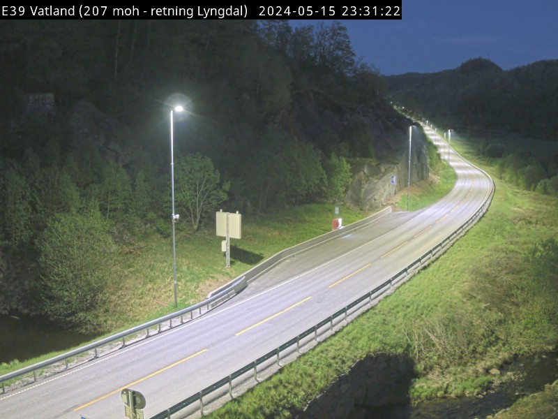 Webcam Vatlandtunnel, Lyngdal, Vest-Agder, Norwegen
