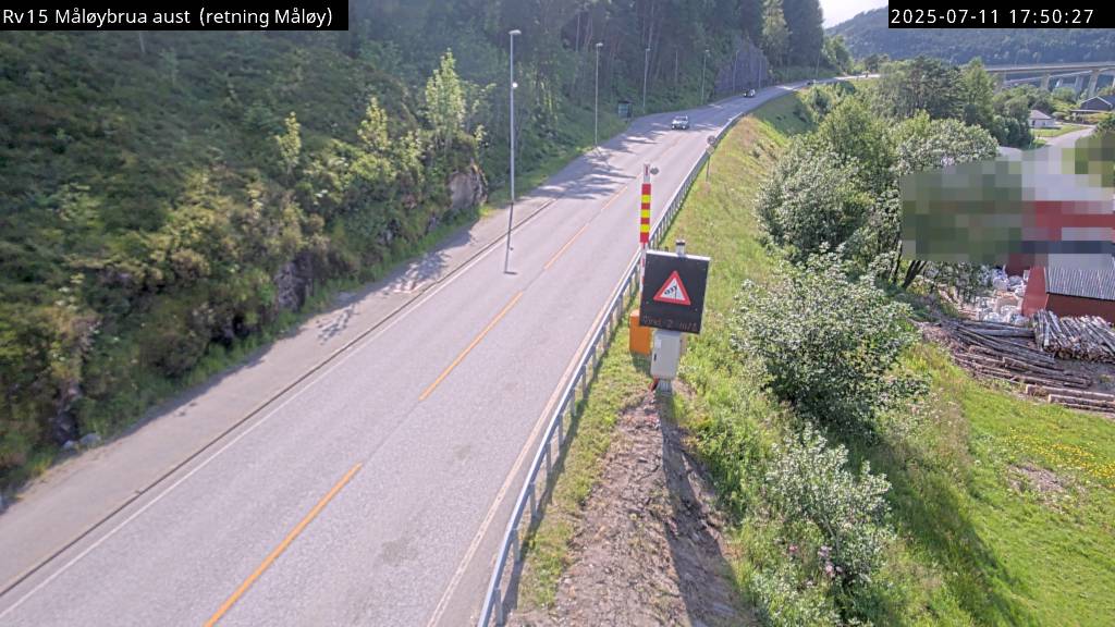 R15 Måløybrua aust (retning Måløy)