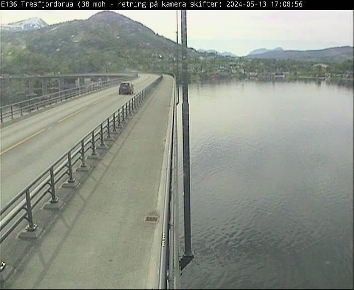 Webcam Tresfjordbrücke, Vestnes, Møre og Romsdal, Norwegen