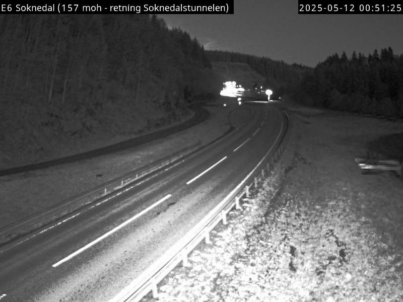 E6 Soknedal (retning Soknedalstunnelen)