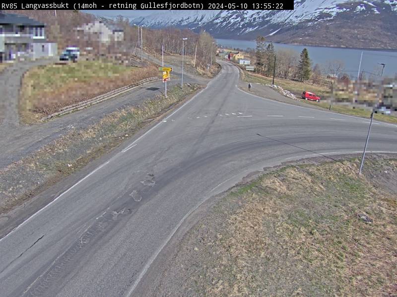 Webcam Langvassbukta, Kvæfjord, Troms, Norwegen