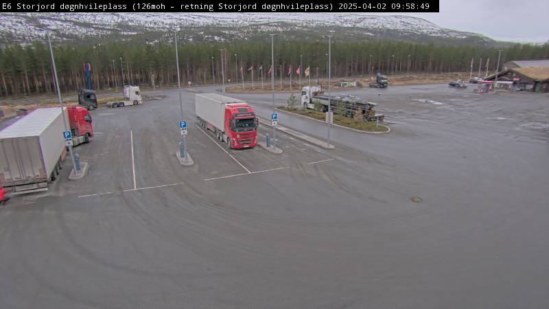 E6 Storjord døgnhvileplass (retning Storjord døgnhvileplass)