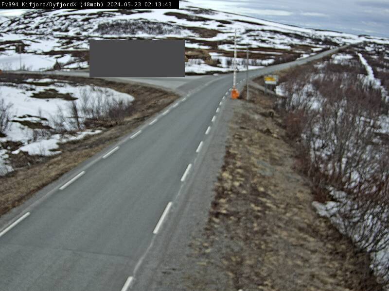 Webcam Kifjord krysset / Nordnorwegen