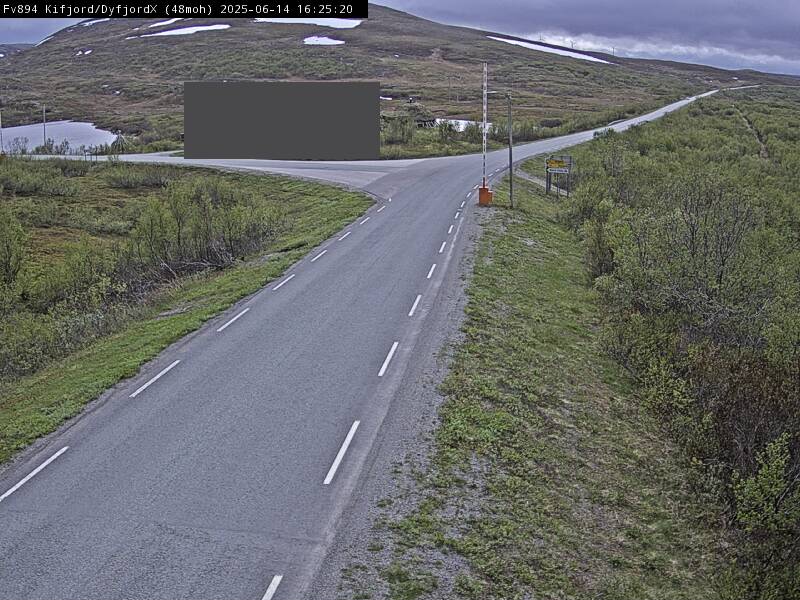 Webcam Kifjord krysset / Nordnorwegen