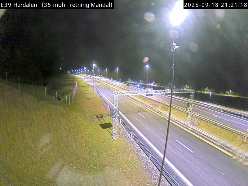 E39 Herdalen (retning Mandal)