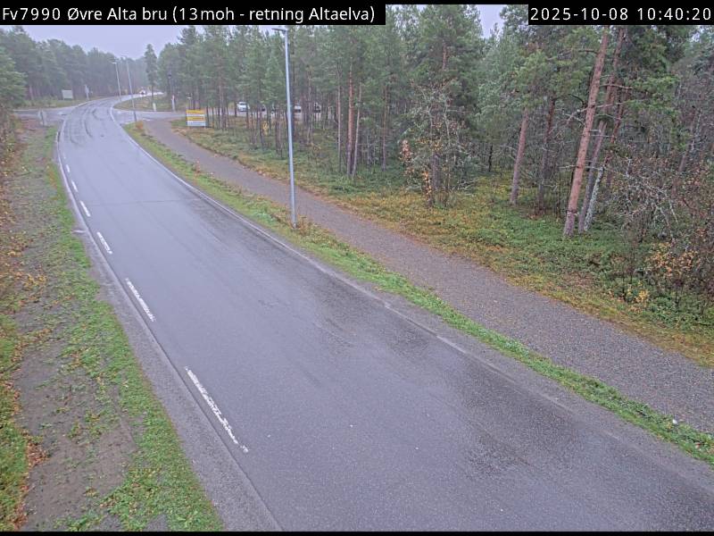 F7990 Øvre Alta Bru 2 (retning Mot Alta elva) (live video)