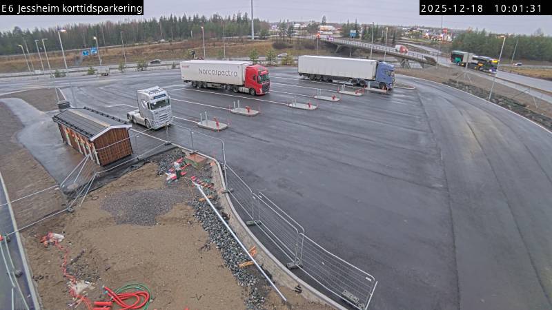 E6 Jessheim døgnhvileplass (retning Korttidsparkering)
