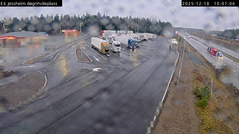 E6 Jessheim døgnhvileplass (retning Langtidsparkering)